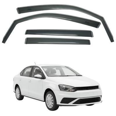 for VW POLO SEDAN (VENTO) /4D MK5 2014- IN-CHANNEL WIND DEFLECTOR 4PCS