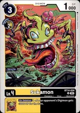 Sukamon BT14-034 U Uncommon Blast Ace Digimon Near Mint