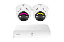 Lorex 4K 12MP Outdoor Security Camera System with 2 IP Wired Dome Camera