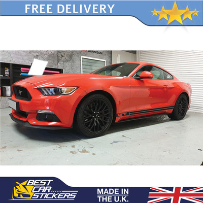 Für Ford Mustang Vinyl Seitenstreifen Grafik Aufkleber Racing Viper