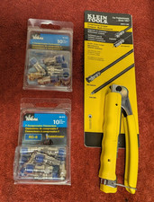 KLEIN TOOLS VDV211-048 COMPACT COMPRESSION CRIMPER TOOL W/16 RG-6 CONNECTORS