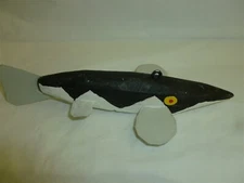  7-1/4 Inch Wood Jim Dorrance 2003 Ice Decoy Detroit Lakes, MN  Lot T-603