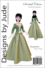 Outlander Scottish Claire Doll Clothes Sewing Pattern City Girl Dolls Tonner