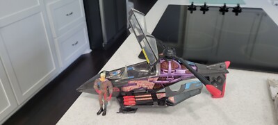 1996 Galoob Jonny Quest CYBER COPTER w/  Questworld Race Figure - Complete,WORKS