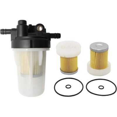 Fuel Filter Assembly & 2pcs Filter For Kubota B-Series 6A320-58862 6A320-58830
