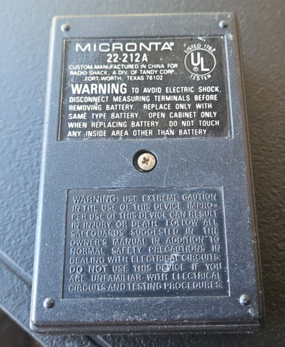 TESTER MULTIPLO 8 GAMME. MICRONTA 22-212A. RADIO BARACCA VINTAGE. - Foto 6 di 7