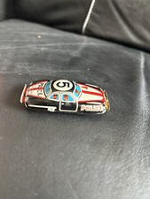 Vintage Metal Tin Toy 2.25 Police Car 5 Made In Japan