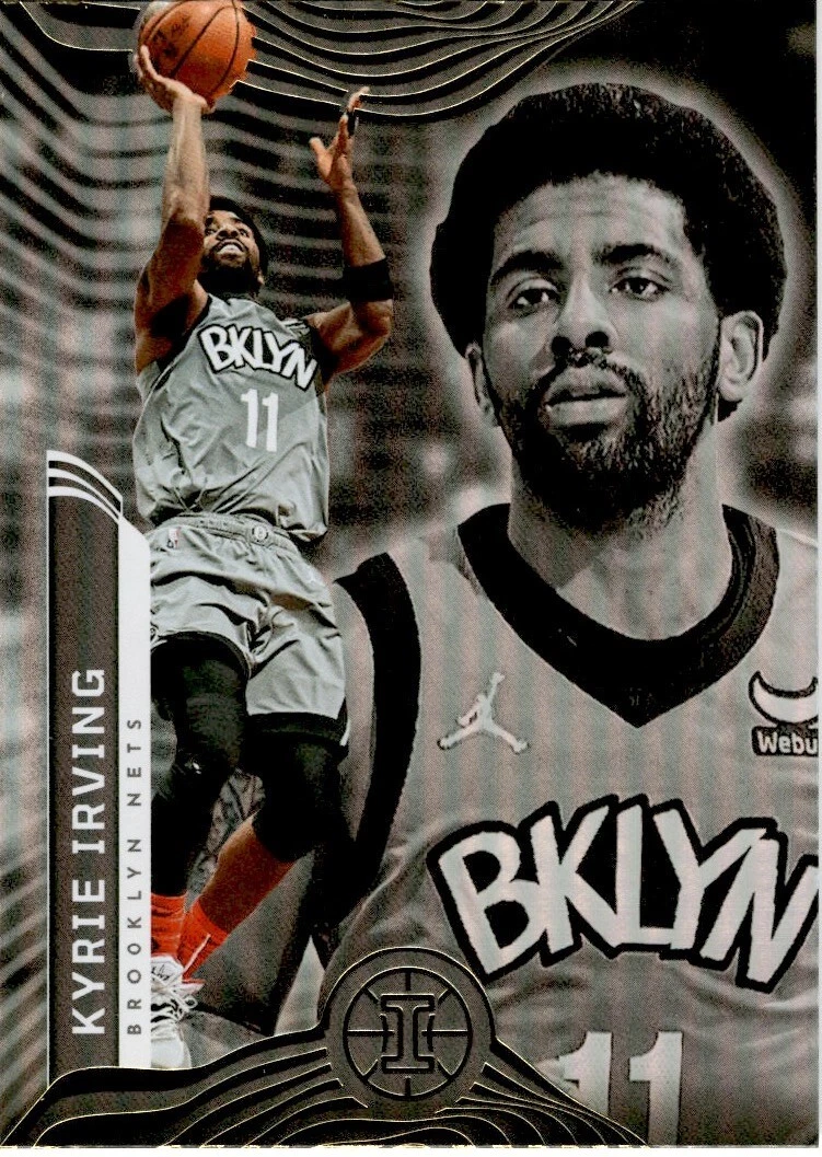 2021-22 PANINI ILLUSIONS TROPHY COLLECTION EMERALD #6 KYRIE IRVING BROOKLYN  NETS