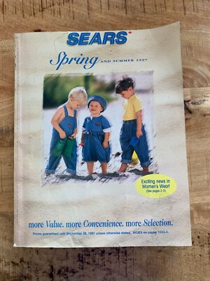 VINTAGE SEARS CANADA CATALOG  SPRING AND SUMMER 1997