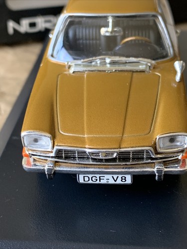 GLAS V8 2600 1/43 CAR MODEL BY NOREV IN GOLD/BROWN - Picture 2 of 11