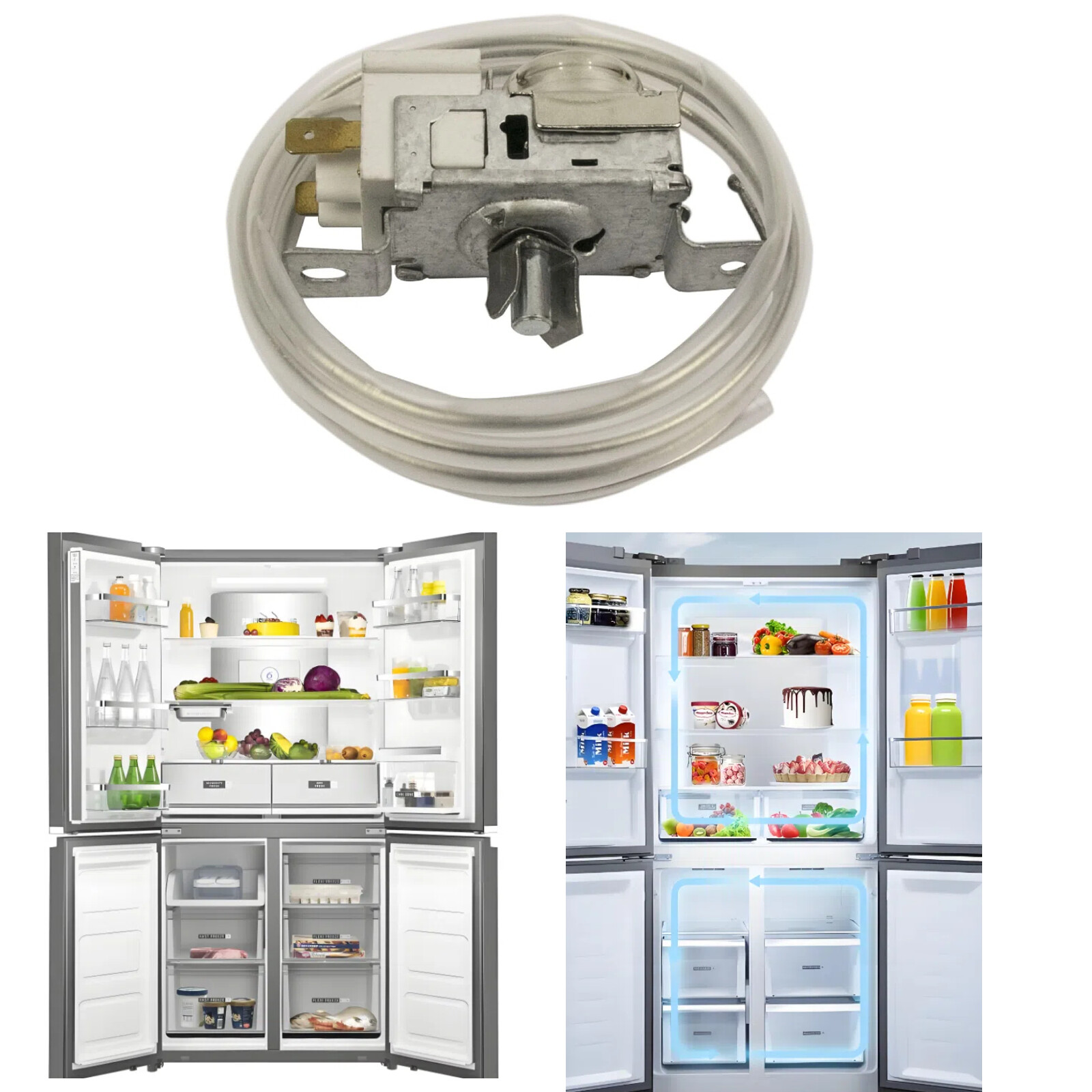 Whirlpool Kenmore Refrigerator Thermostat Cold Control AP6006166 2198202