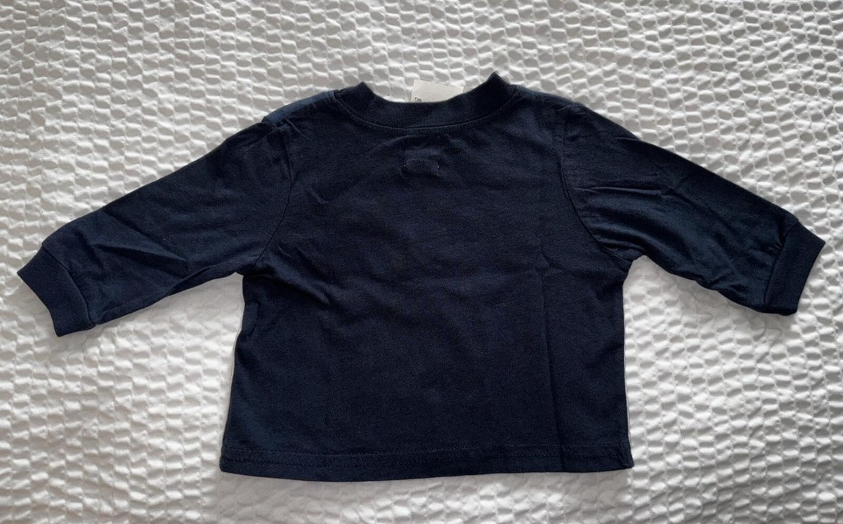 Vintage 2000 y2k ~ BABY GAP Navy/Polar Bear Long Sleeve T-Shirt 