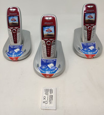 Telefono Cordless Telecom Aladino Slim 4 Vivavoce Rubrica Rosso Trio