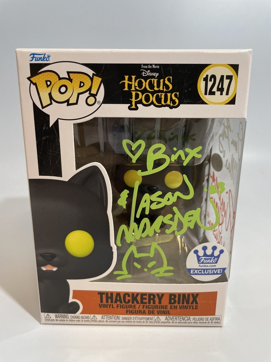 Funko POP ボ＝カターン・クライズ ケイティ・サッコフ サイン PSA HOCUS POCUS CAST SIGNED x3 THACKERY BINX FUNKO POP Vinyl SKETCH