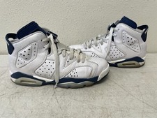 Nike Air Jordan 6 Retro GS Midnight Navy 384665-141 Shoes Size Youth 5.5Y.