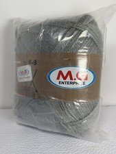 Yarn Gray Light Worsted 1 Skein 7 Ounce Weight 200 Gram Acrylic Sealed Package