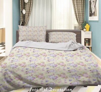 3D Floral Art Pattern Quilt Cover Set Duvet Cover Bedding Pillowcases