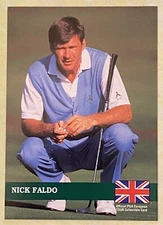💎1992 Pro Set ROOKIE CARD Nick Faldo HOF Packed Fresh / MINT Major Champ