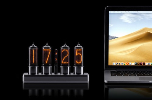 ZIN18 IN-18 Nixie Röhrenuhr Classic Silber Aluminiumgehäuse WLAN Android/iPhone - Bild 10 von 12