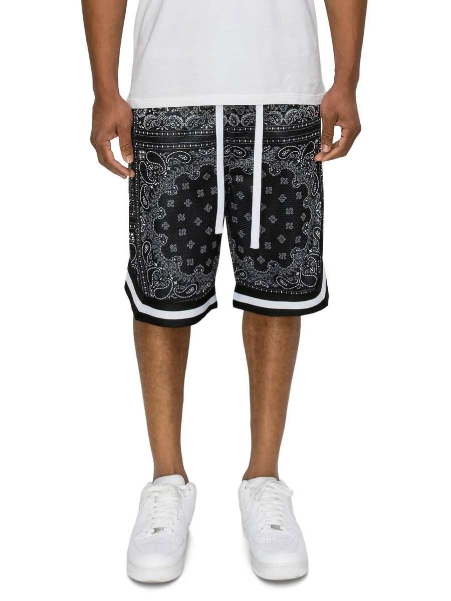 Men's Mesh Drawstring Basketball Shorts with Zippered Pockets S ~ 5XL | eBay
