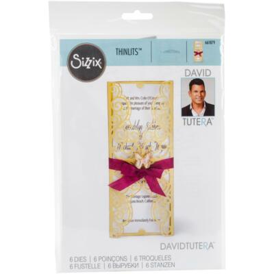 Sizzix Thinlits Dies Invitation Wrapper 6 Stanzformen Einladung elegante Karte