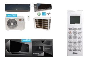 seer btu split heat mini ductless conditioner lg air cool