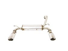 Edelstahl Sportauspuff für Toyota AYGO 2 ab BJ 2014 oval 95x65mm Duplex