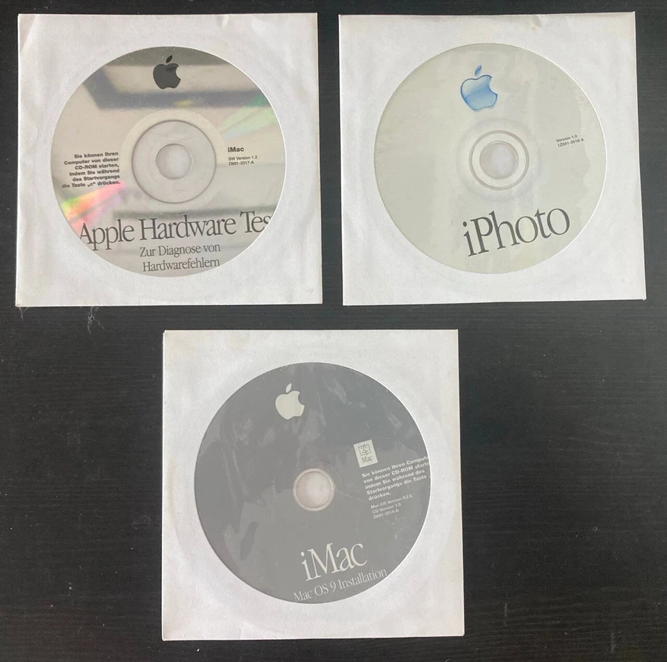 Apple Mac System OS 9.2.2 Software Wiederherstellung CDs Set 8 Discs - Bild 3 von 3