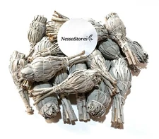 California Mini Torch Style White Sage Smudge Incense 3"-4" Bundle (3 pcs) #JC-5