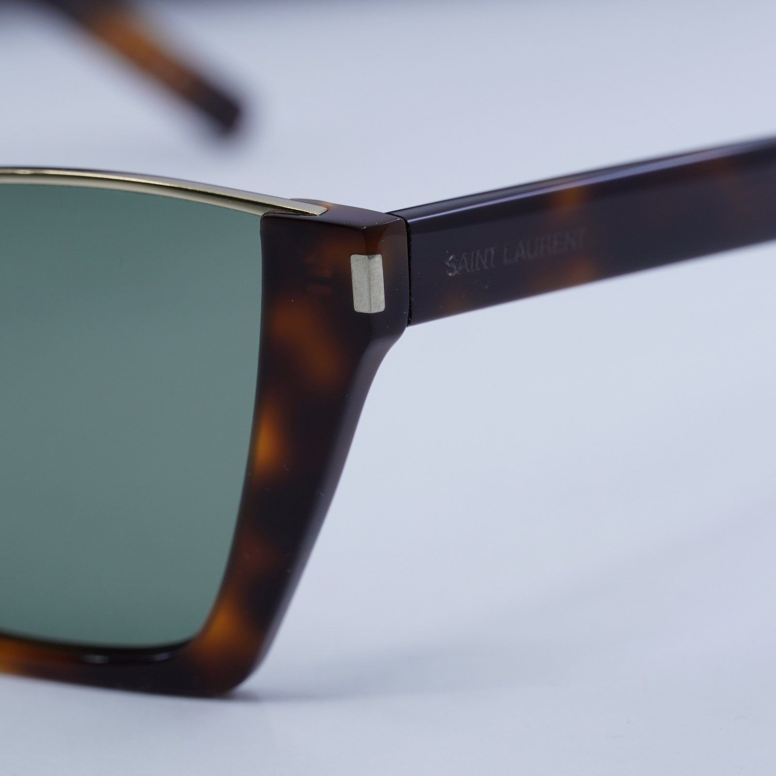 Occhiali da sole Saint Laurent SL369 KATE 002 avana verde 58 13 140 nuovi