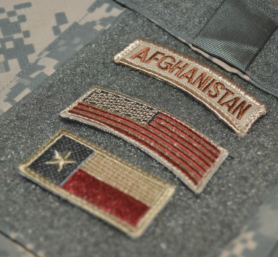 Gelenk Sp Ops Task Force Jsotf-A Sfg Oda Vêlkrö 3-TAB: US Flagge + Afghanen + Tx