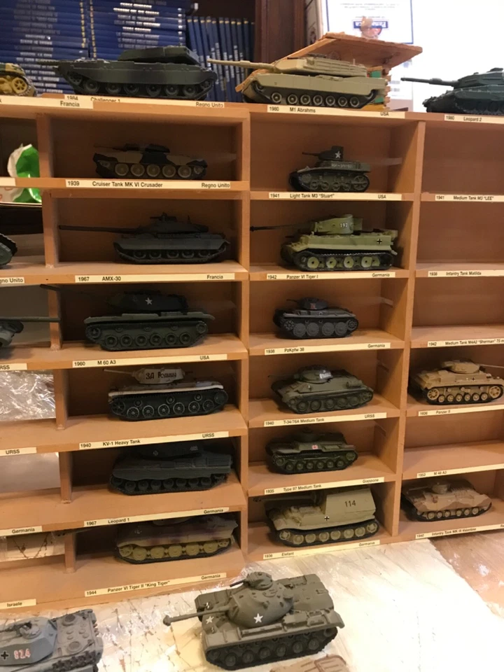 TANK FORCE ACHETTE CARRO ARMATO A SCELTA CON FASCICOLO MODÈLLINI 1/76 NO BOX - Immagine 3 di 4