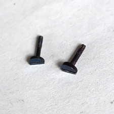 2 ELGIN 18 SIZE POCKETWATCH BLUE CASE SCREWS B/ 1/2 -------BB-1645