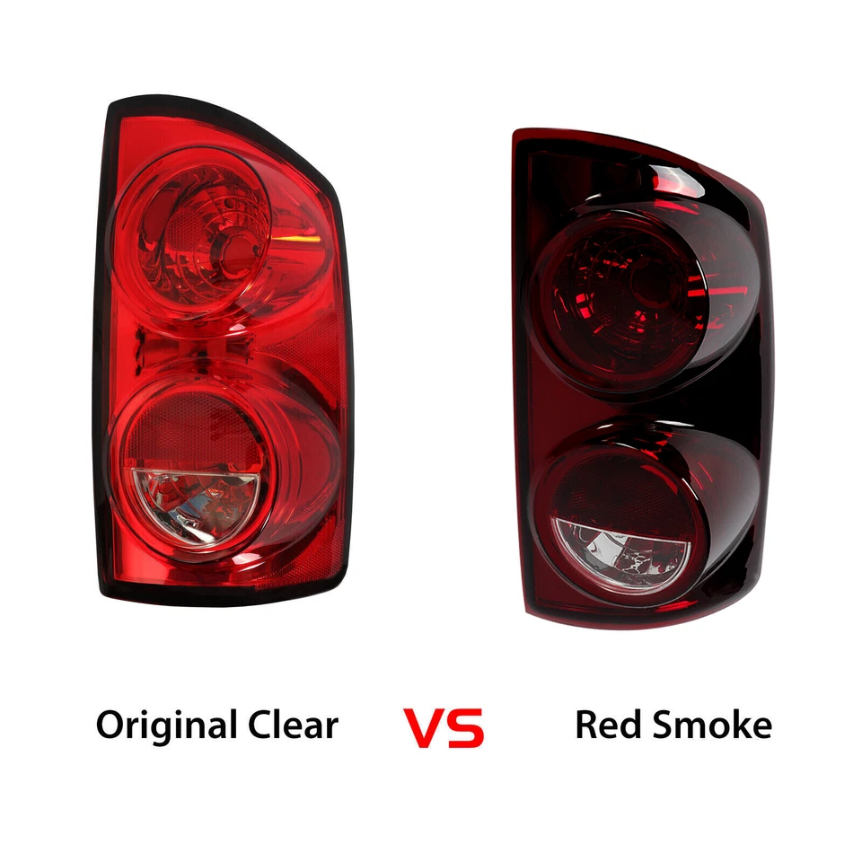 Luces traseras de humo rojas lámparas para 07-08 Dodge Ram 1500 07-09 2500 3500 izquierda+derecha Foto 2 de 4