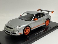 2007 Porsche 911 997 GT3 Rs Silber 1:18 MaßStab Welly 18015S