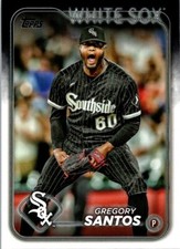 2024 Topps Gregory Santos Baseball Card 276 Chicago White Sox