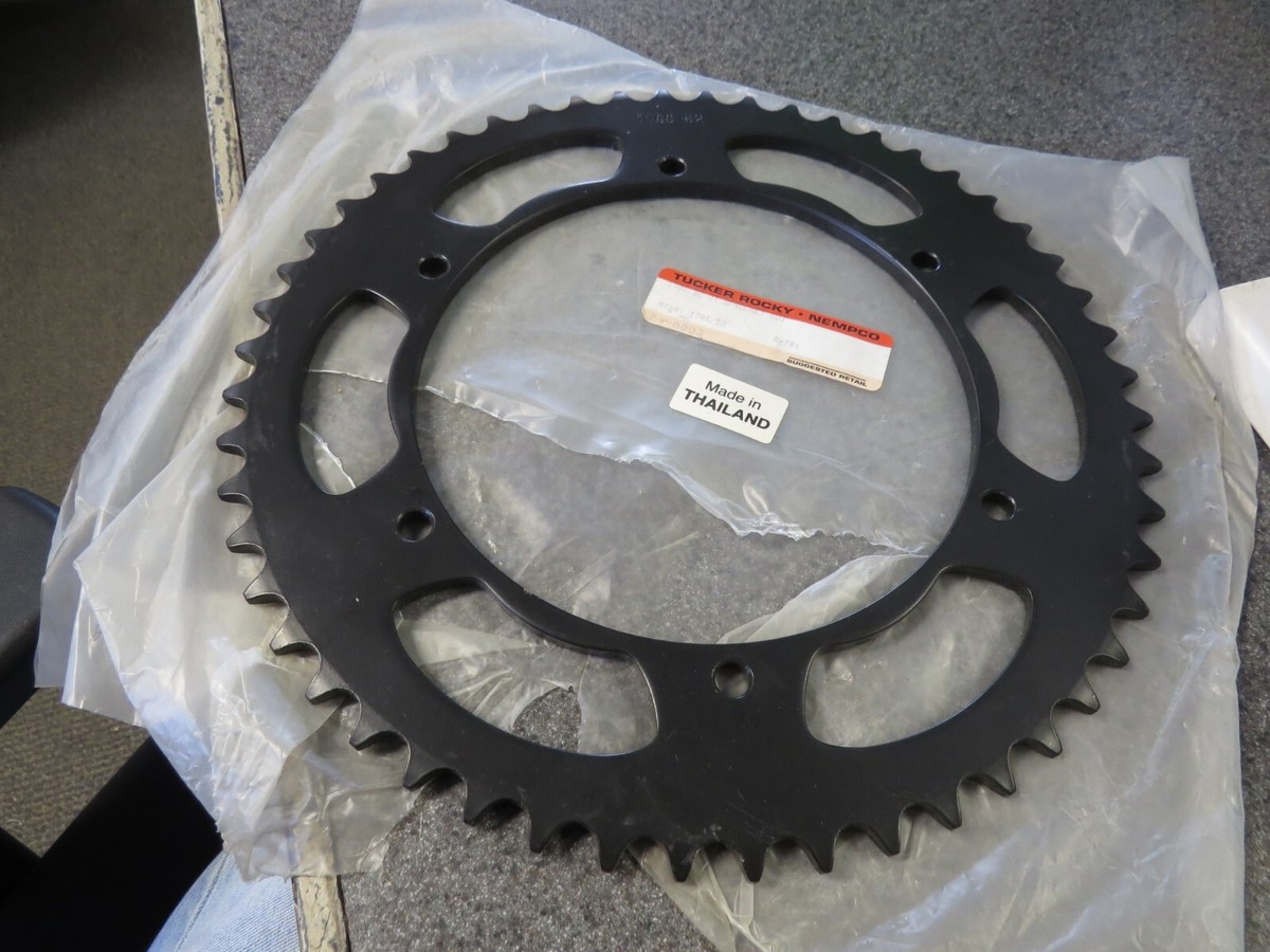 NOS 52T Steel Rear Sprocket Fits: Suzuki 80-82 PE250 T X Z D