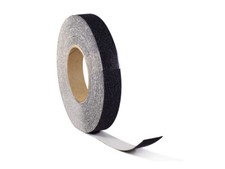 12PACK 1" x 60FT BLACK ROLL SAFETY NON SKID TAPE ANTI SLIP GRIP SAFE GRIT (CASE)