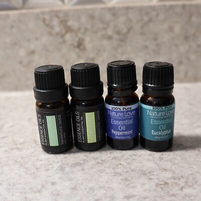Nature Love Aromatherapy Essential Oils, Everyday 4 pack