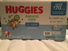 Huggies Natural Care Baby Wipe Refill, Cucumber and Green Tea 1,088 ct. 