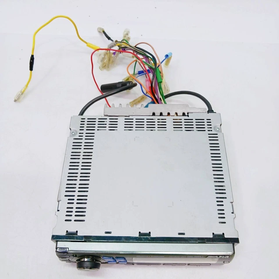 ALPINE CD Head Unit CDA-9856Ji 1DIN MP3 WMA autoradio testato dal Giappone /A... - Immagine 4 di 4