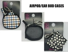 NEW - Airpod Ear Bud Carrying Case - Earbuds Case w/ Clip - No Boundaries