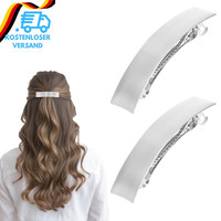 Jjunw 2 StüCk Metall Haarspangen Damen, FranzöSische Haarspangen Minimalistisch