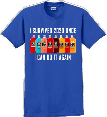 I Survived 2020 once I can do it again - lustiges T-Shirt - Bild 9 von 15