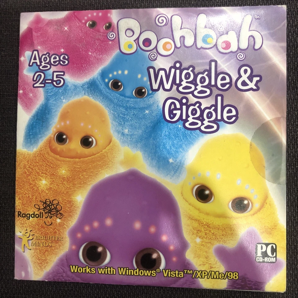 BoohBah Wiggle & Giggle (Ages 2-5) (CD, 2006) for Win/Mac -NEW PC CD in SLEEVE - Image 2 of 4