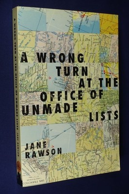Signed Book A WRONG TURN AT THE OFFICE OF UNMADE LISTS Jane Rawson TRAVEL USA OZ