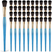 40 Pcs 1 Inch Mop Brush for Acrylic Painting, Blue