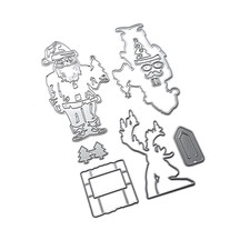 Elizabeth Craft Designs Dies - Christmas Figures, 1969