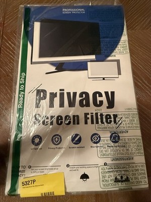 Perlu 21.5'' Privacy Screen Filter 2 Pack Anti-Glare Blue & UV Light Blocking