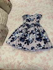JANIE AND JACK GIRLS FLORAL DRESS SIZE 8 LAVENDER LAND 2016 LINE